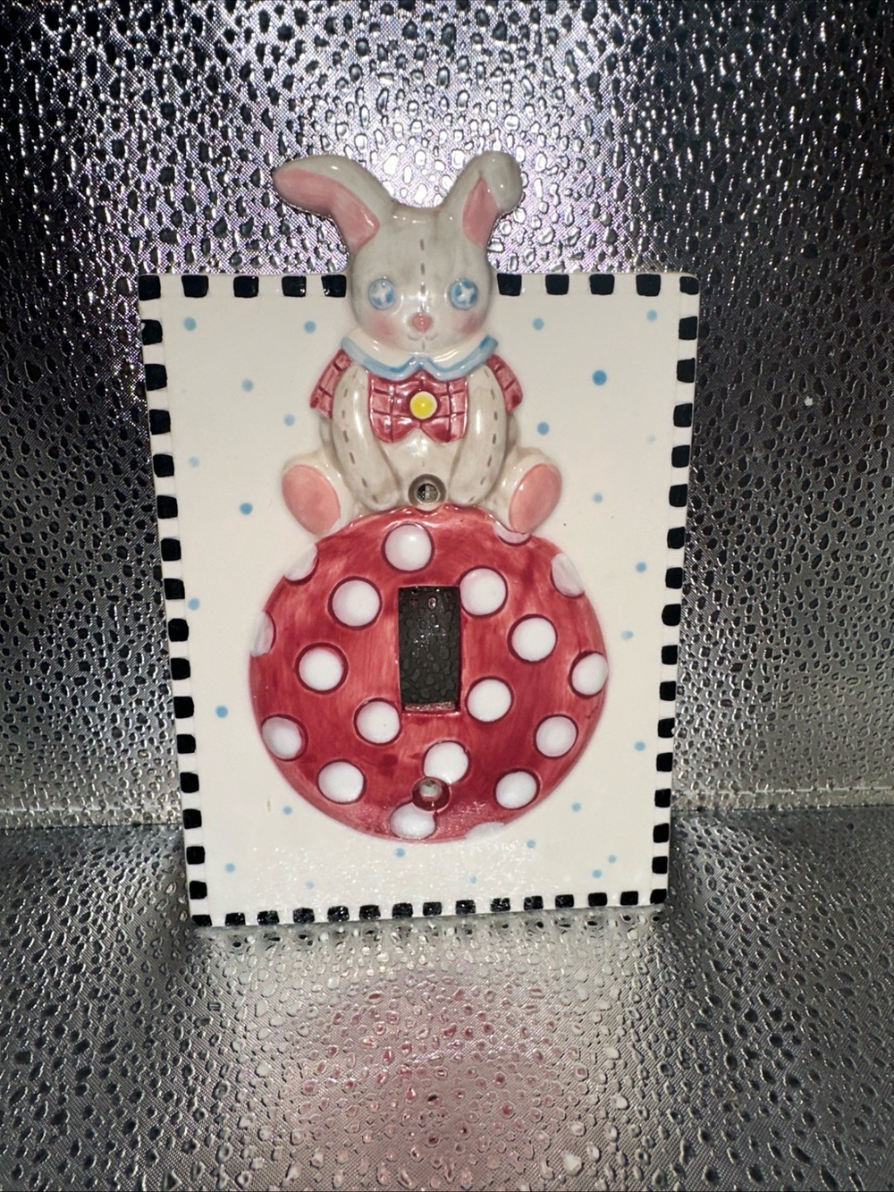 Mary Engelbreit Vintage Single Light Switch Cover bunny 🐰